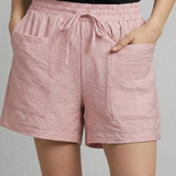 Women’s Shorts with Drawstring Waist and Side Pockets