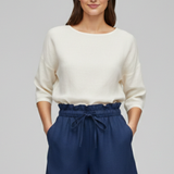 Women’s Shorts with Drawstring Waist and Side Pockets