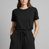 Women’s Shorts with Drawstring Waist and Side Pockets