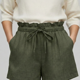Women’s Shorts with Drawstring Waist and Side Pockets