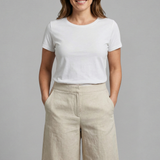 Women’s Shorts with Elastic Waistband and Side Pockets
