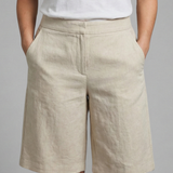 Women’s Shorts with Elastic Waistband and Side Pockets