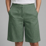 Women’s Shorts with Elastic Waistband and Side Pockets