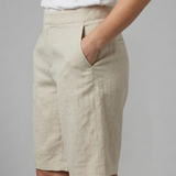 Women’s Shorts with Elastic Waistband and Side Pockets
