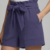 Women’s Shorts with Tie Waist and Side Pockets