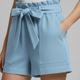 Women’s Shorts with Tie Waist and Side Pockets