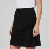 Women’s Skirt with Drawstring Waist and Built-In Shorts