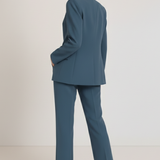 Women's Tailored Two-Piece Pantsuit Set with Blazer and Trousers