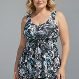 Women’s Tankini Set with V-Neck and Shorts