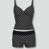 Women’s Tankini Set with Wrap Top and Shorts