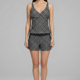 Women’s Tankini Swimsuit with Tank Top and Shorts