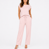 Women’s Relaxed Fit Two Piece Set – Casual Summer Outfit