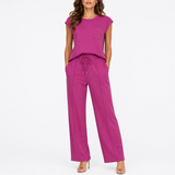 Women’s Relaxed Fit Two Piece Set – Casual Summer Outfit