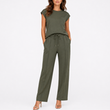 Women’s Relaxed Fit Two Piece Set – Casual Summer Outfit