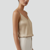 Women’s V-Neck Cami Top with Spaghetti Straps