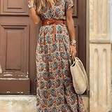 Women's Maxi Dress Boho Summer Floral Print