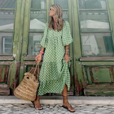 Women's Tiered Maxi Dress Boho Summer Long Smock
