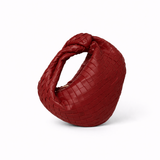 Luxury Woven Knot Handle Bag – Soft Vegan Leather