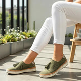 Claire - Perforated Slip-On Shoes