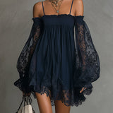 Lorraine | Off-Shoulder Lace Dress