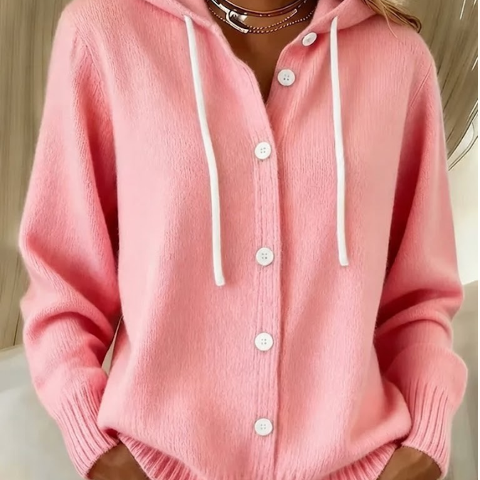 Cozy Hooded Knit Cardigan