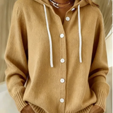 Cozy Hooded Knit Cardigan