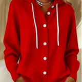 Cozy Hooded Knit Cardigan