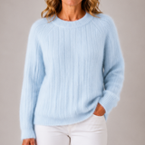 Solid Colour Fluffy Sweater