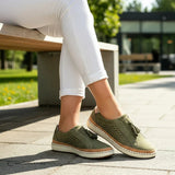 Claire - Perforated Slip-On Shoes