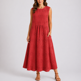 Women’s Floral Relaxed Fit Summer Midi Dress