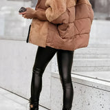 Ladies Hooded Puffer Jacket