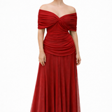 Cecilia Off Shoulder Wedding Guest Maxi Dress