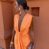 Selena | Draped Evening Dress