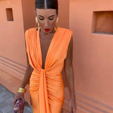 Selena | Draped Evening Dress