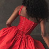 Corset Flare Mini Dress – Sweetheart A-Line Party Dress