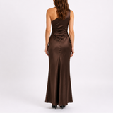 Women’s Satin Evening Gown Maxi Dress