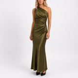 Women’s Satin Evening Gown Maxi Dress
