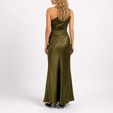 Women’s Satin Evening Gown Maxi Dress