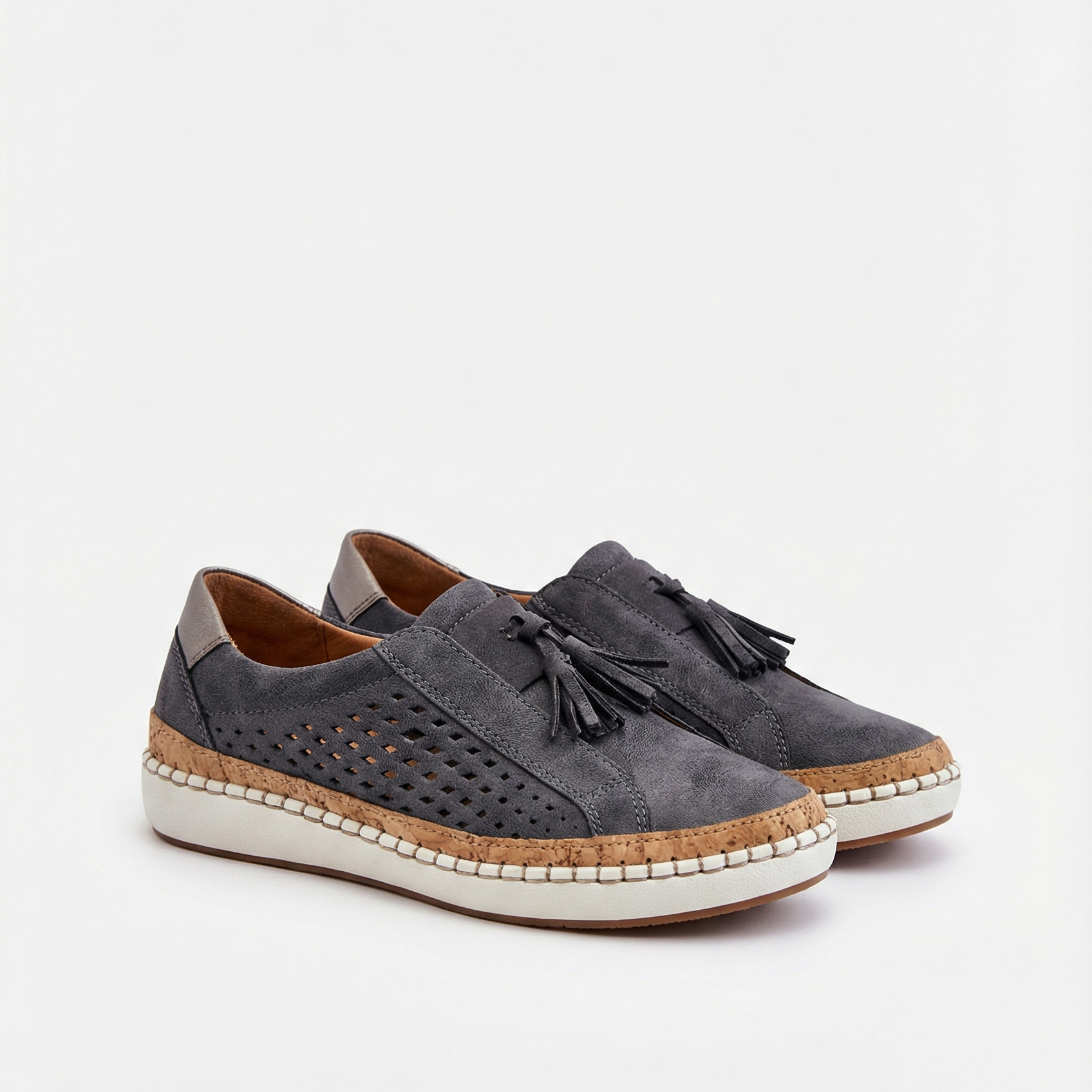 Women's Vegan Leather Slip-On Shoes