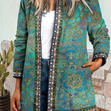 Floral Patchwork Quilted Jacket