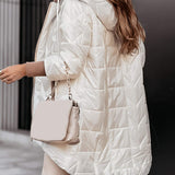 Women Hooded Insulated Zip Jacket