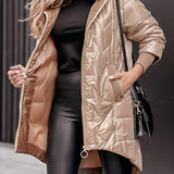 Women Hooded Insulated Zip Jacket