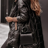 Women Hooded Insulated Zip Jacket