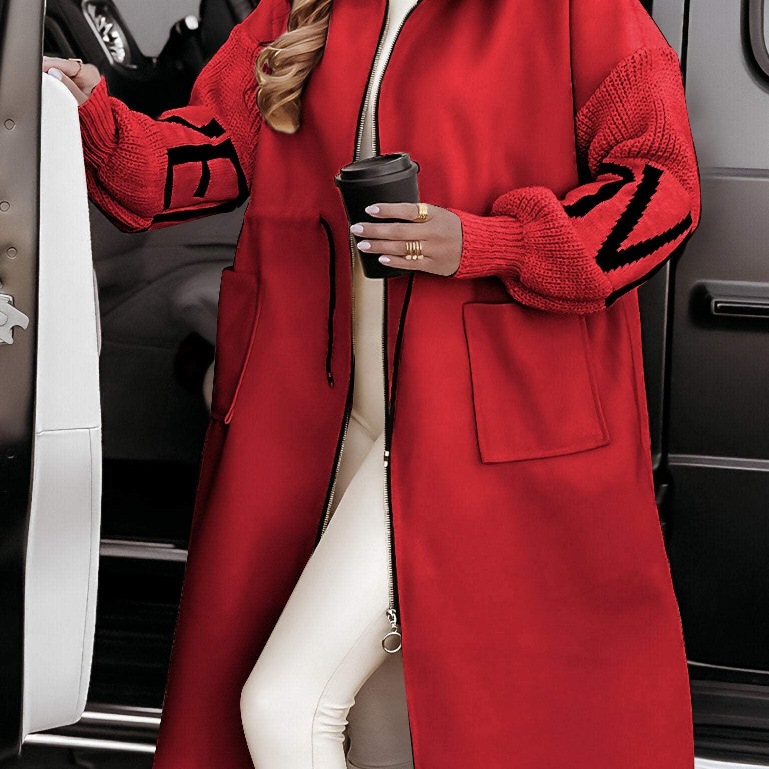 Women's Elegant Patchwork Autumn Winter Jacket