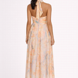 Jacky Breathable Halter Neck Summer Maxi Dress