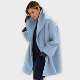 Elegant wool coat for autumn and winter