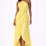 Jayne Womens Ruffle Maxi Dress