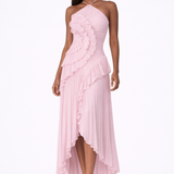 Jayne Womens Ruffle Maxi Dress