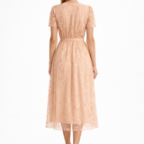 Khansile Peach Wedding Guest Dress