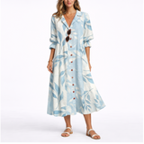 Flattering Floral Maxi Dress – Elegant Fit & Effortless Comfort